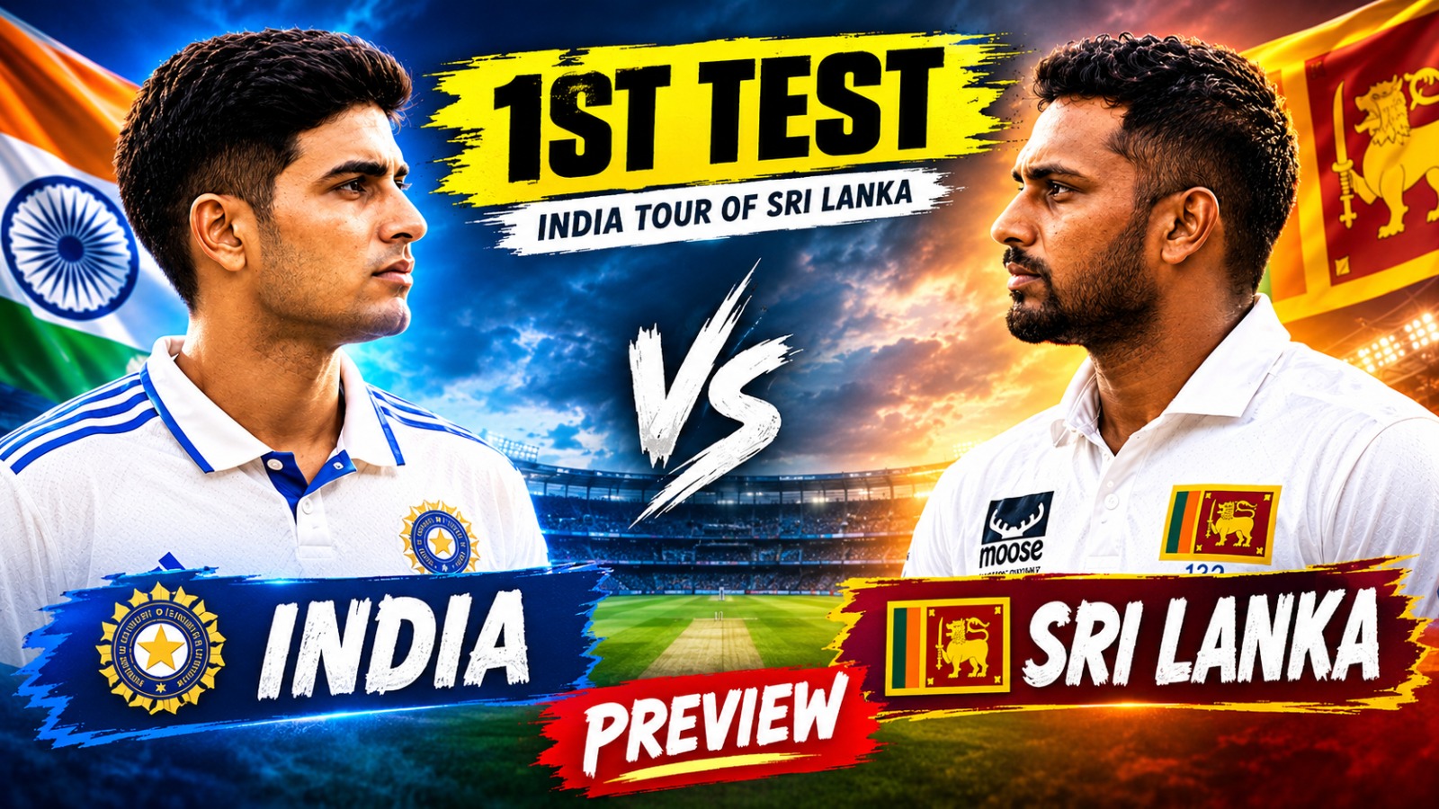 India vs Sri Lanka Test Series 2026